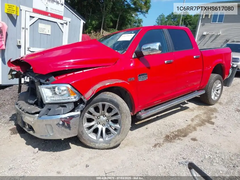 2017 Ram 1500 Longhorn 4X4 5'7 Box VIN: 1C6RR7PTXHS617080 Lot: 42639570