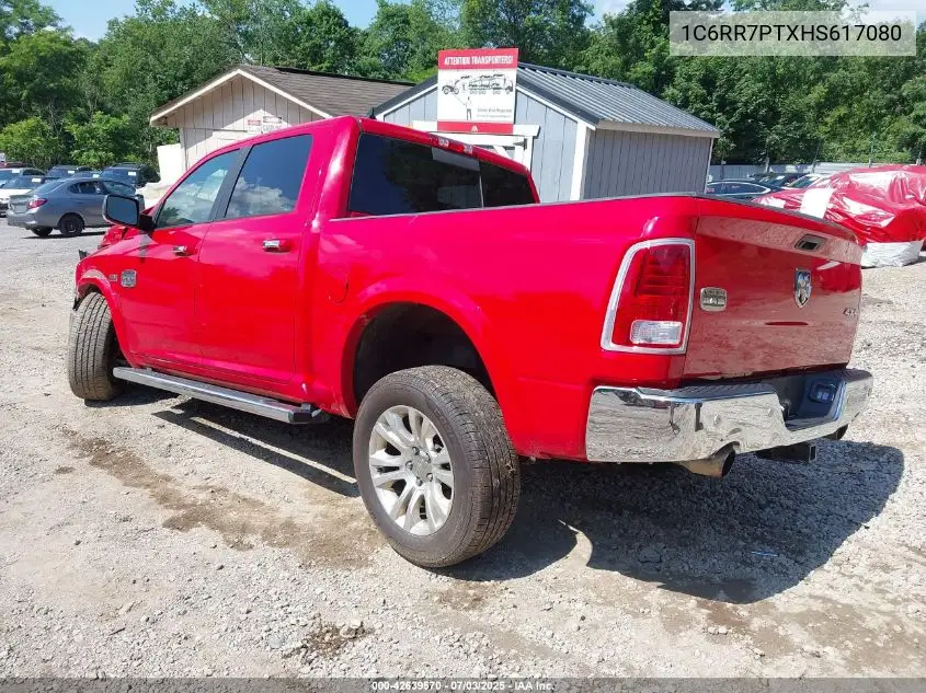 2017 Ram 1500 Longhorn 4X4 5'7 Box VIN: 1C6RR7PTXHS617080 Lot: 42639570