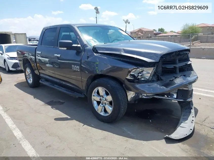 2017 Ram 1500 Big Horn 4X4 5'7 Box VIN: 1C6RR7LG2HS829609 Lot: 42665770