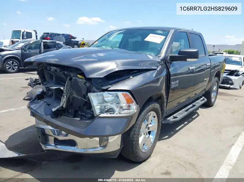 2017 Ram 1500 Big Horn 4X4 5'7 Box VIN: 1C6RR7LG2HS829609 Lot: 42665770