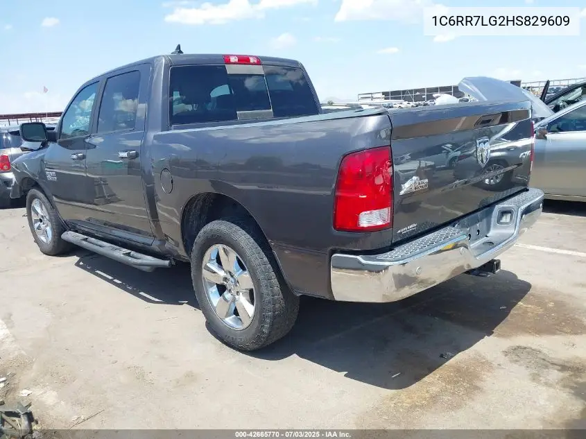 2017 Ram 1500 Big Horn 4X4 5'7 Box VIN: 1C6RR7LG2HS829609 Lot: 42665770