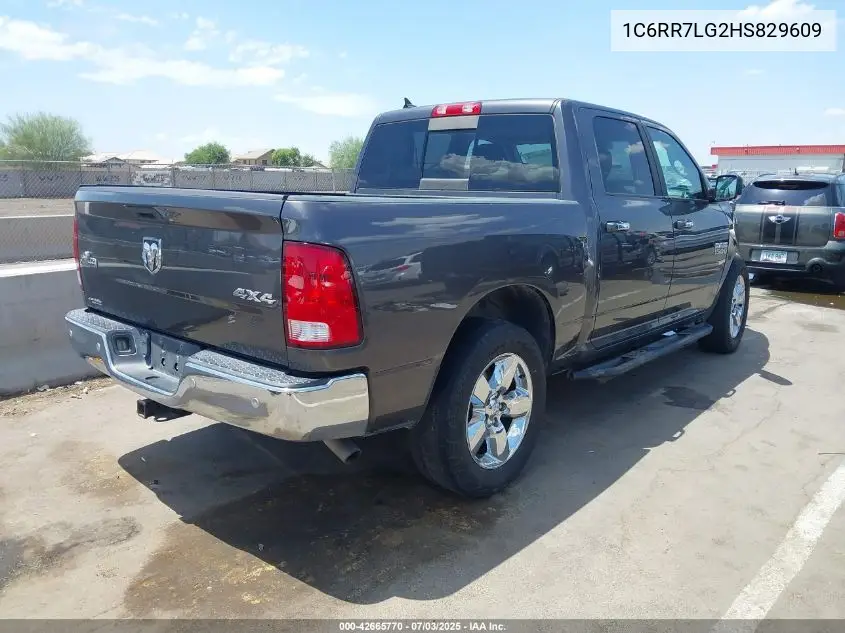 2017 Ram 1500 Big Horn 4X4 5'7 Box VIN: 1C6RR7LG2HS829609 Lot: 42665770