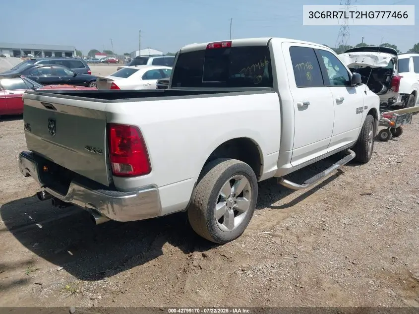 2017 Ram 1500 Big Horn 4X4 5'7 Box VIN: 3C6RR7LT2HG777466 Lot: 42799170