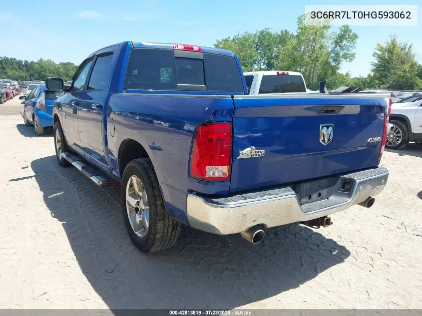 3C6RR7LT0HG593062 2017 Ram 1500 Big Horn 4X4 5'7 Box