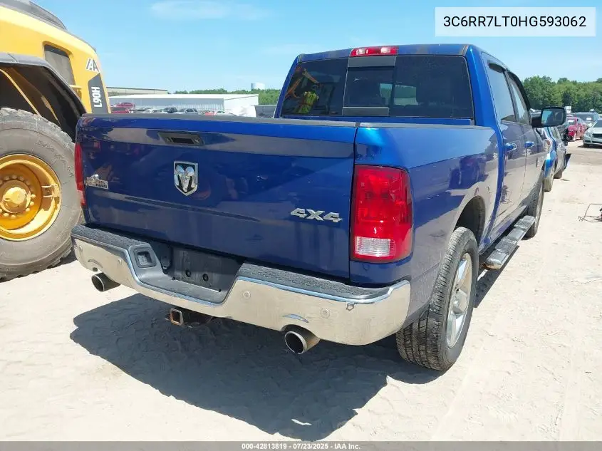 3C6RR7LT0HG593062 2017 Ram 1500 Big Horn 4X4 5'7 Box