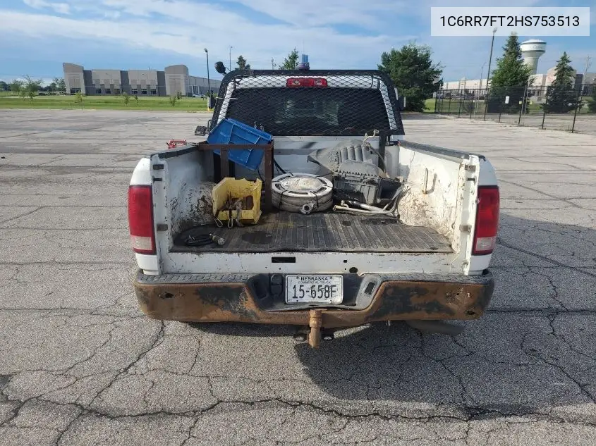1C6RR7FT2HS753513 2017 Ram 1500 Tradesman 4X4 6'4 Box