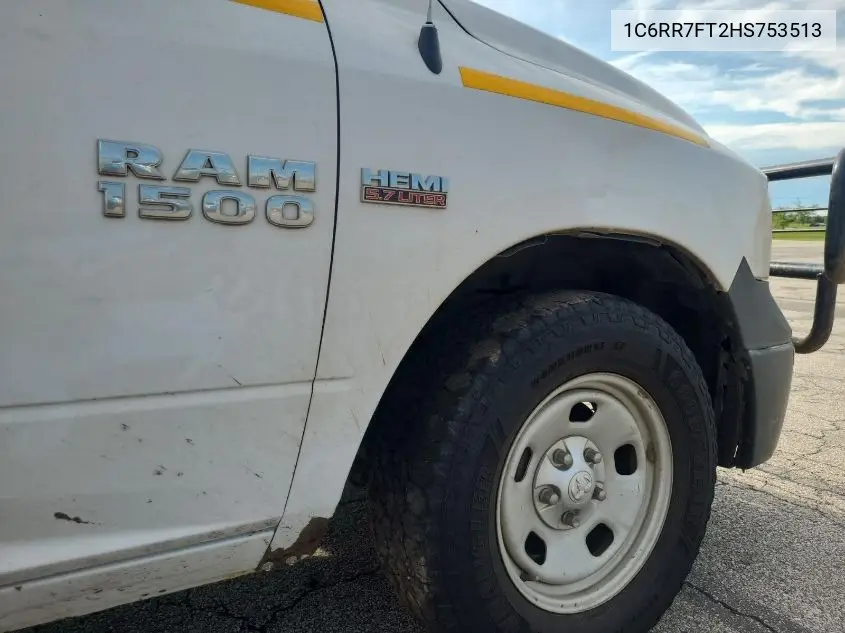 1C6RR7FT2HS753513 2017 Ram 1500 Tradesman 4X4 6'4 Box