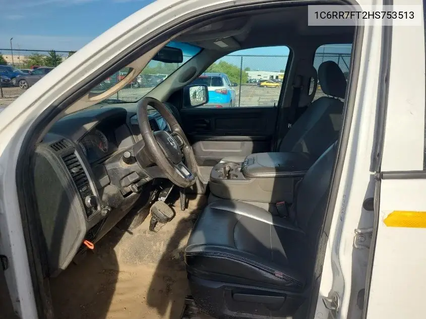 1C6RR7FT2HS753513 2017 Ram 1500 Tradesman 4X4 6'4 Box