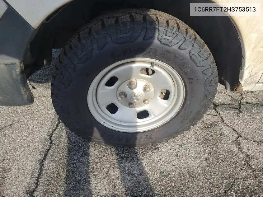 1C6RR7FT2HS753513 2017 Ram 1500 Tradesman 4X4 6'4 Box