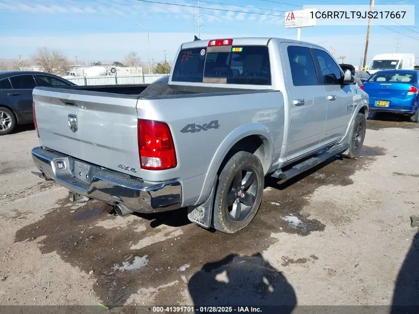 2018 Ram 1500 Harvest 4X4 5'7 Box VIN: 1C6RR7LT9JS217667 Lot: 41391701