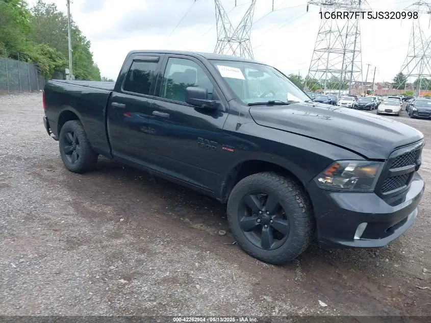 2018 Ram 1500 Express 4X4 6'4 Box VIN: 1C6RR7FT5JS320998 Lot: 42262904