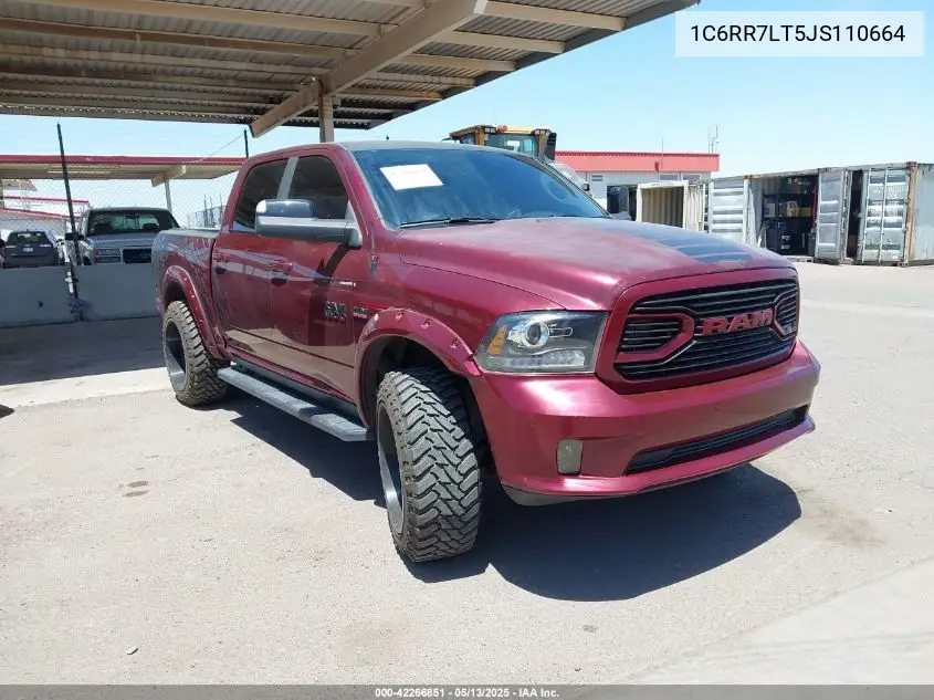 2018 Ram 1500 Lone Star 4X4 5'7 Box VIN: 1C6RR7LT5JS110664 Lot: 42266851