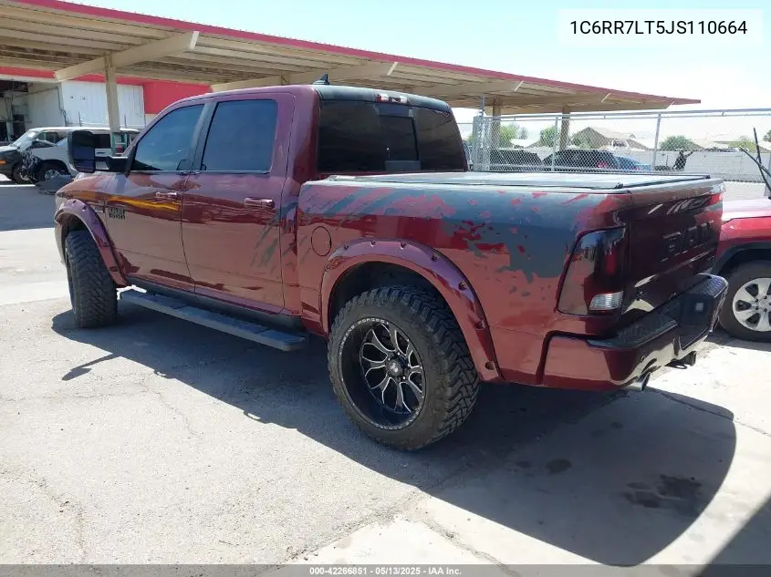 2018 Ram 1500 Lone Star 4X4 5'7 Box VIN: 1C6RR7LT5JS110664 Lot: 42266851