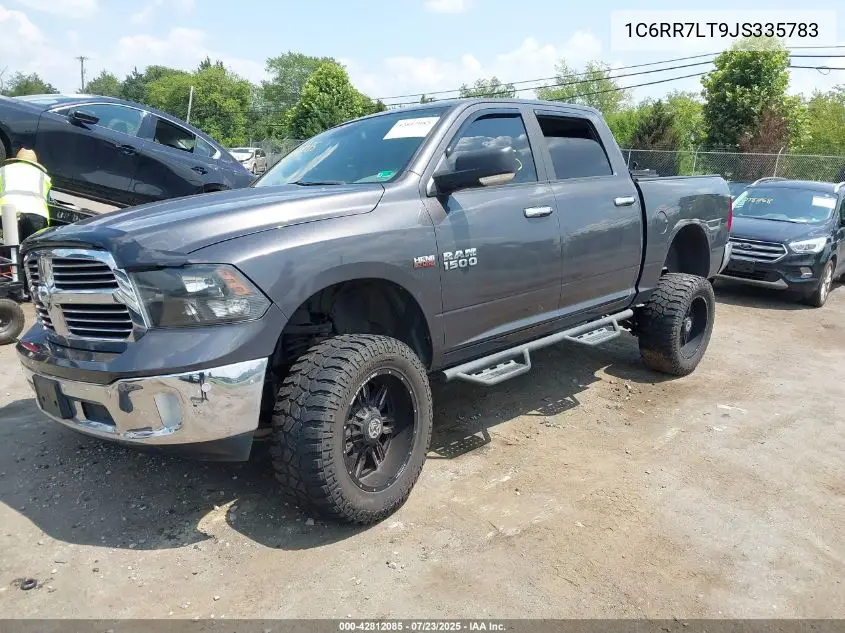 1C6RR7LT9JS335783 2018 Ram 1500 Big Horn 4X4 5'7 Box