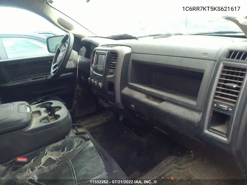 2019 Ram 1500 Classic Tradesman VIN: 1C6RR7KT5KS621617 Lot: 11552262
