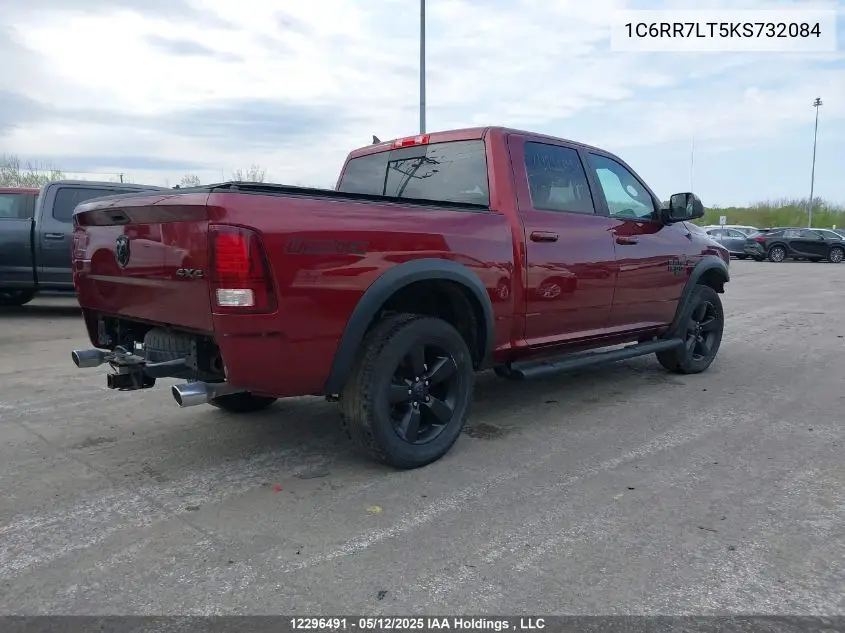 2019 Ram 1500 Classic Slt VIN: 1C6RR7LT5KS732084 Lot: 12296491