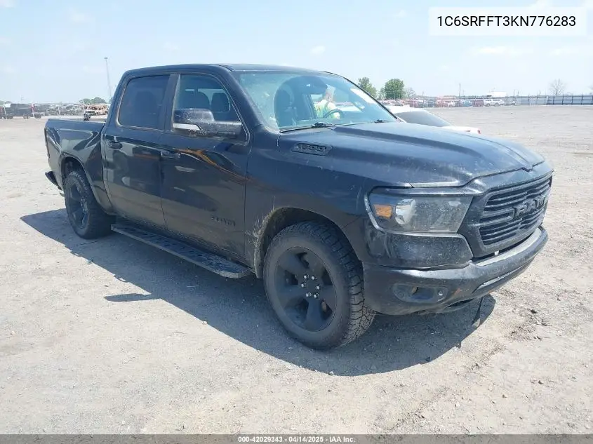 2019 Ram 1500 Big Horn/Lone Star 4X4 5'7 Box VIN: 1C6SRFFT3KN776283 Lot: 42029343