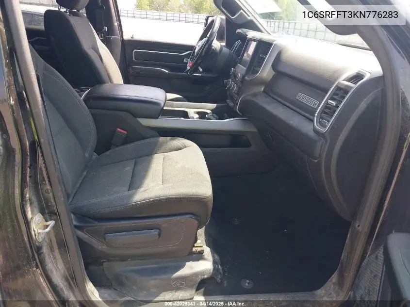 2019 Ram 1500 Big Horn/Lone Star 4X4 5'7 Box VIN: 1C6SRFFT3KN776283 Lot: 42029343