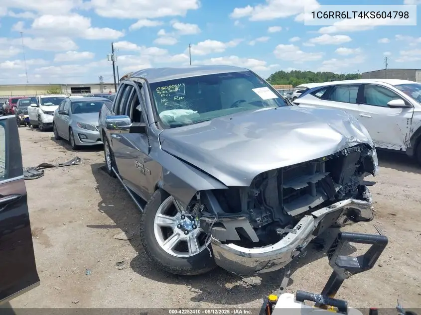 2019 Ram 1500 Classic Lone Star Silver 4X2 5'7 Box VIN: 1C6RR6LT4KS604798 Lot: 42252410
