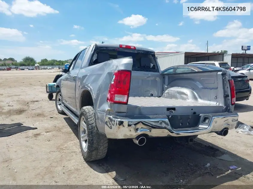 2019 Ram 1500 Classic Lone Star Silver 4X2 5'7 Box VIN: 1C6RR6LT4KS604798 Lot: 42252410