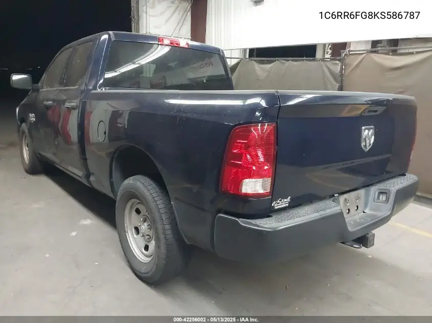 2019 Ram 1500 Classic Tradesman 4X2 6'4 Box VIN: 1C6RR6FG8KS586787 Lot: 42256002