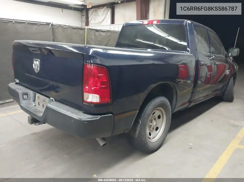 2019 Ram 1500 Classic Tradesman 4X2 6'4 Box VIN: 1C6RR6FG8KS586787 Lot: 42256002