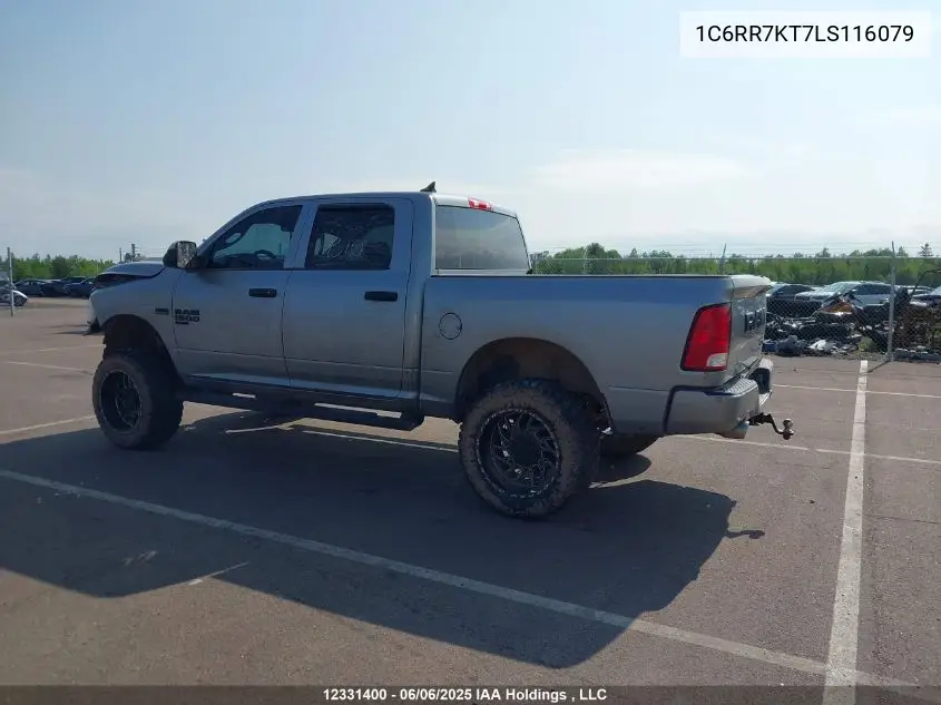 2020 Ram 1500 Classic St VIN: 1C6RR7KT7LS116079 Lot: 12331400