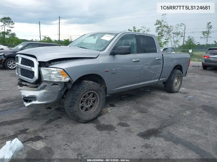 2020 Ram 1500 Classic Slt 4X4 6'4 Box VIN: 1C6RR7TT5LS124681 Lot: 42260084