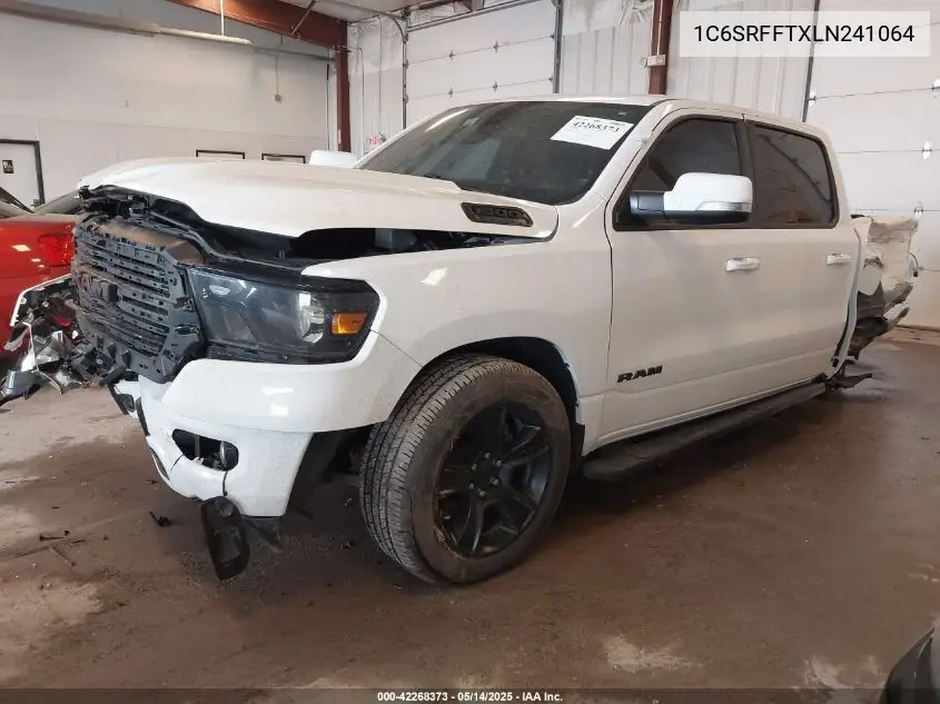 2020 Ram 1500 Big Horn 4X4 5'7 Box VIN: 1C6SRFFTXLN241064 Lot: 42268373