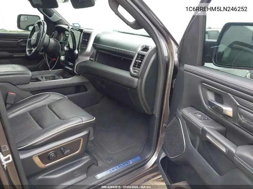 2020 Ram 1500 Limited 4X2 5'7 Box VIN: 1C6RREHM5LN246252 Lot: 42653815