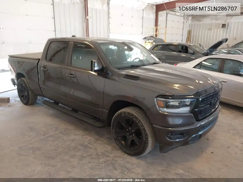 1c6srfmt5ln286707 1C6SRFMT5LN286707 2020 Ram 1500 Big Horn 4X4 6'4 Box