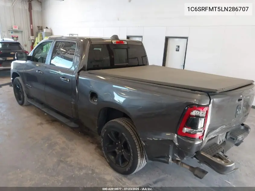 1c6srfmt5ln286707 1C6SRFMT5LN286707 2020 Ram 1500 Big Horn 4X4 6'4 Box