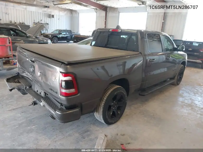 1c6srfmt5ln286707 1C6SRFMT5LN286707 2020 Ram 1500 Big Horn 4X4 6'4 Box