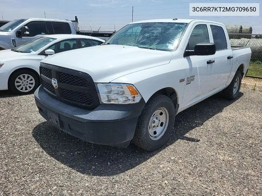 2021 Ram 1500 Classic Tradesman 4X4 5'7 Box VIN: 3C6RR7KT2MG709650 Lot: 42677865