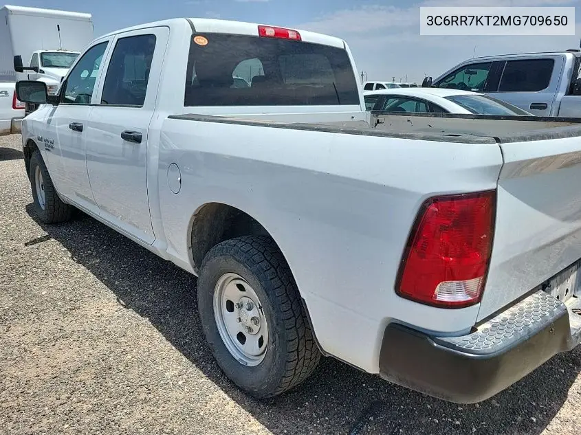 2021 Ram 1500 Classic Tradesman 4X4 5'7 Box VIN: 3C6RR7KT2MG709650 Lot: 42677865