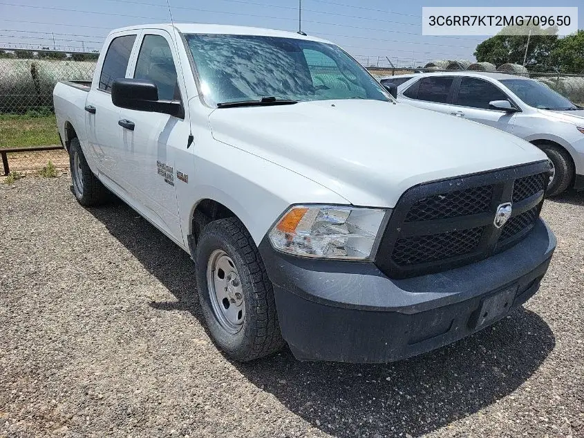 2021 Ram 1500 Classic Tradesman 4X4 5'7 Box VIN: 3C6RR7KT2MG709650 Lot: 42677865