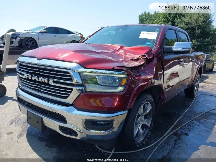 1c6srfjt9mn775360 1C6SRFJT9MN775360 2021 Ram 1500 Laramie 4X4 5'7 Box