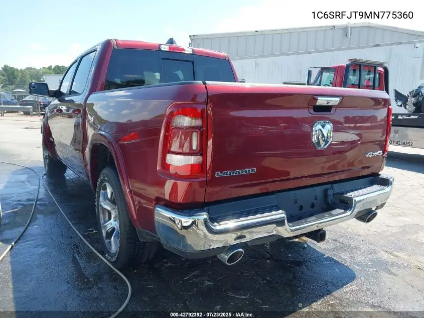 1c6srfjt9mn775360 1C6SRFJT9MN775360 2021 Ram 1500 Laramie 4X4 5'7 Box
