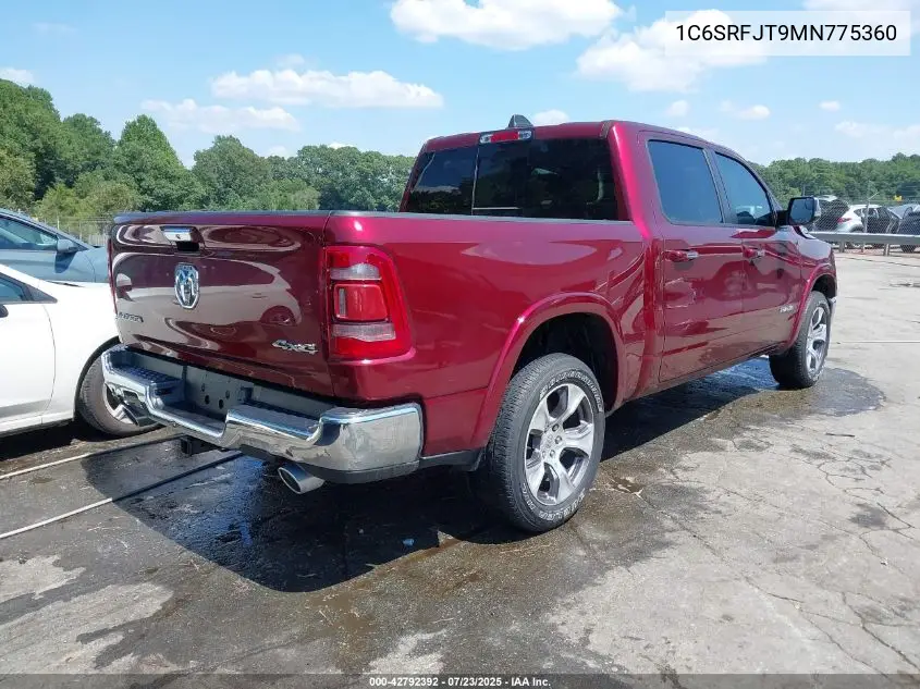 1c6srfjt9mn775360 1C6SRFJT9MN775360 2021 Ram 1500 Laramie 4X4 5'7 Box