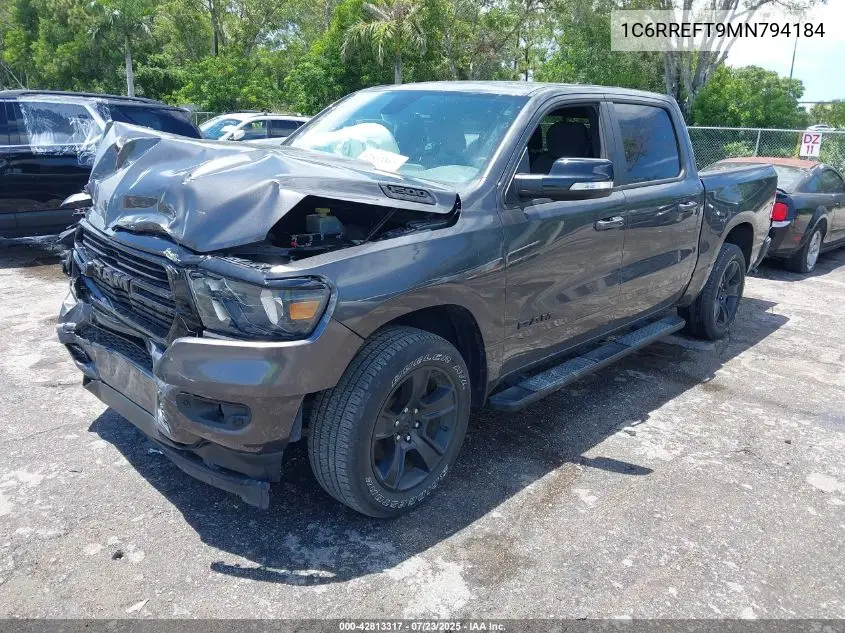 1c6rreft9mn794184 1C6RREFT9MN794184 2021 Ram 1500 Big Horn 4X2 5'7 Box