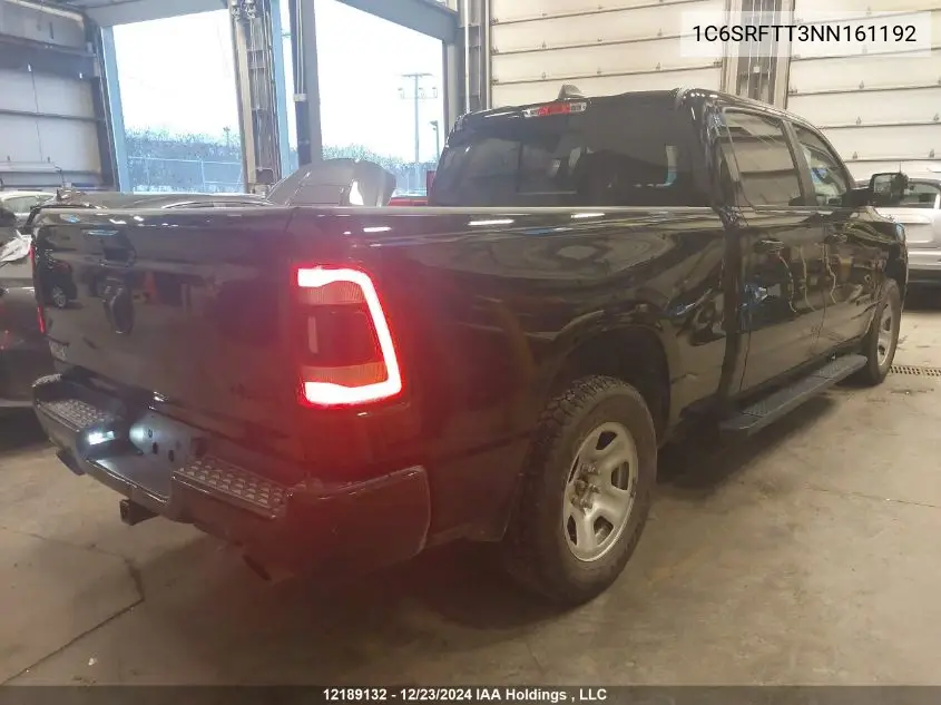 2022 Ram 1500 Sport VIN: 1C6SRFTT3NN161192 Lot: 12189132