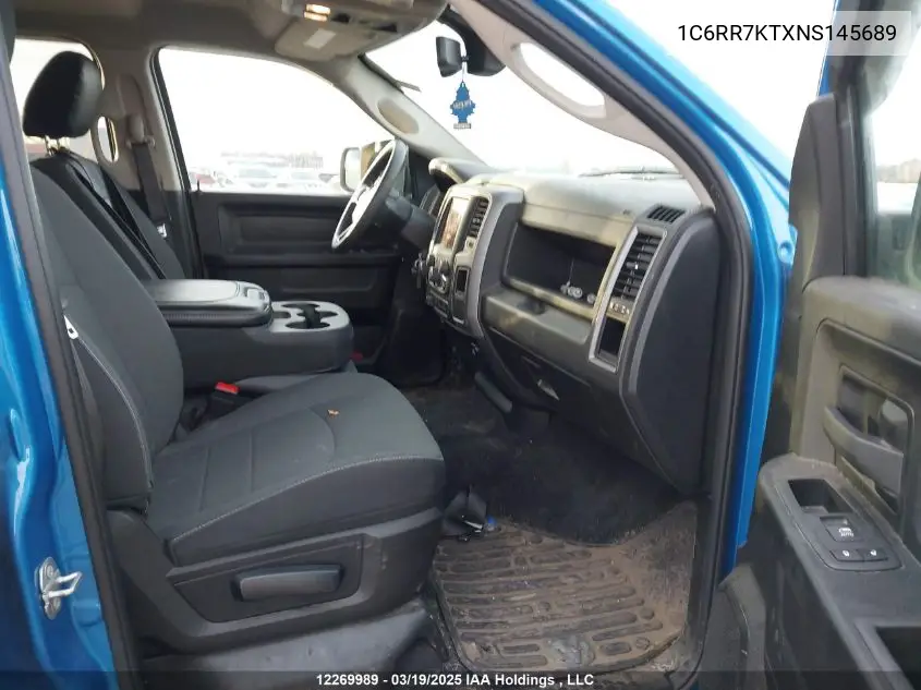2022 Ram 1500 Classic Tradesman VIN: 1C6RR7KTXNS145689 Lot: 12269989