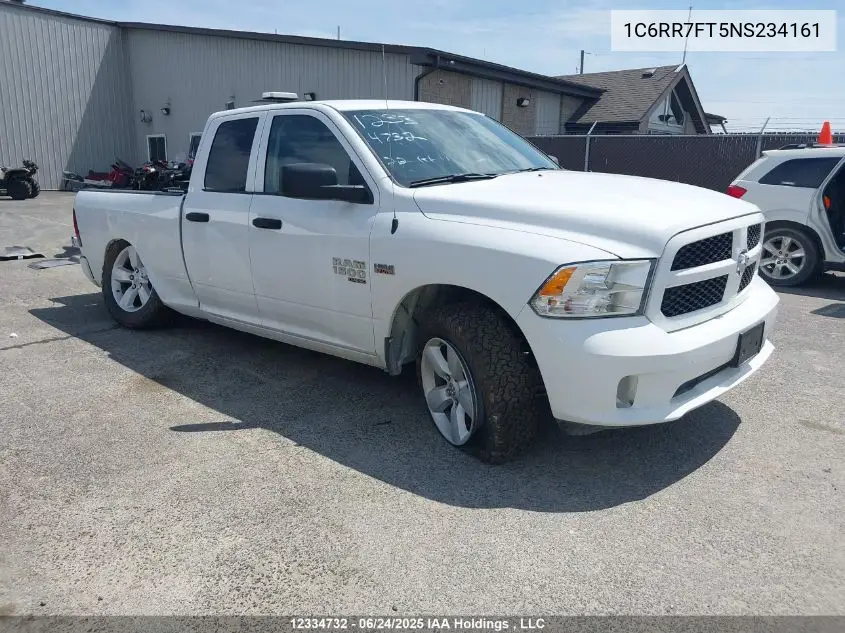 2022 Ram 1500 Classic Tradesman VIN: 1C6RR7FT5NS234161 Lot: 12334732