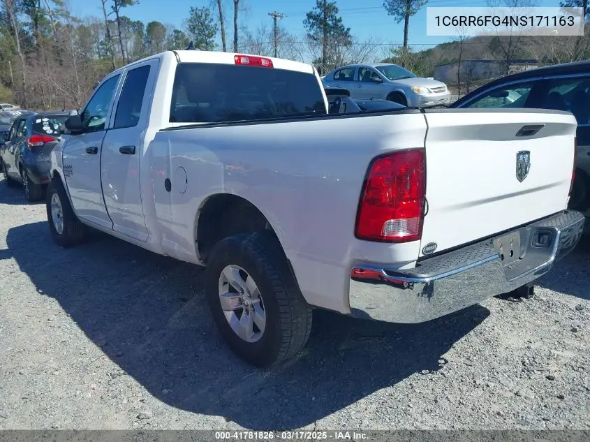 2022 Ram 1500 Classic Tradesman 4X2 6'4 Box VIN: 1C6RR6FG4NS171163 Lot: 41781826
