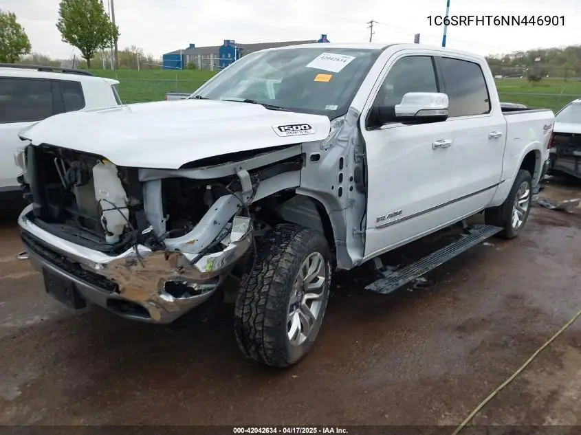 2022 Ram 1500 Limited VIN: 1C6SRFHT6NN446901 Lot: 42042634