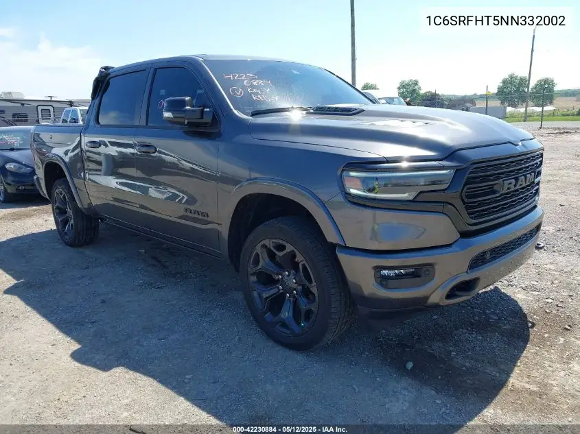 2022 Ram 1500 Limited 4X4 5'7 Box VIN: 1C6SRFHT5NN332002 Lot: 42230884