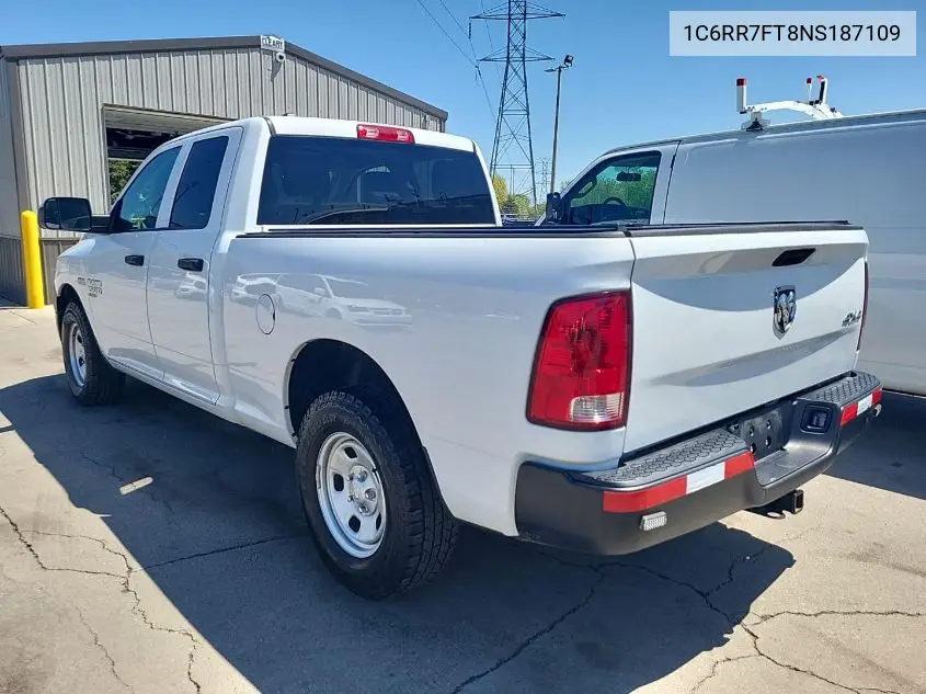 2022 Ram 1500 Classic Tradesman VIN: 1C6RR7FT8NS187109 Lot: 42272285
