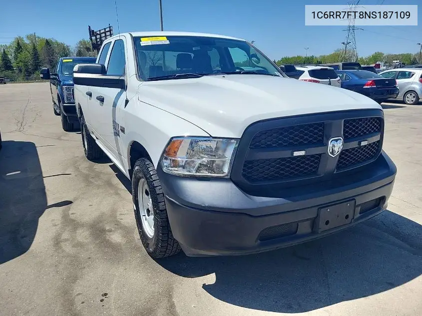 2022 Ram 1500 Classic Tradesman VIN: 1C6RR7FT8NS187109 Lot: 42272285