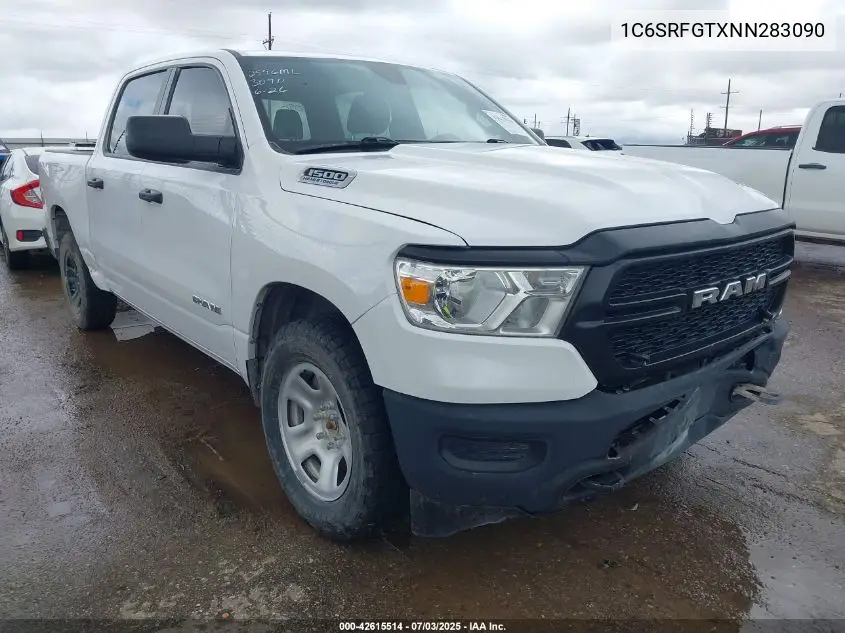2022 Ram 1500 Tradesman VIN: 1C6SRFGTXNN283090 Lot: 42615514
