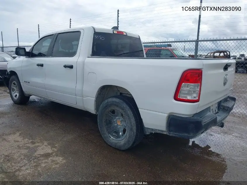 2022 Ram 1500 Tradesman VIN: 1C6SRFGTXNN283090 Lot: 42615514